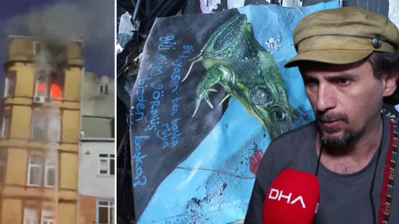 Maçta atılan havai fişek ressamın 20 yıllık emeğini küle çevirdi: 4 kişi yakalandı