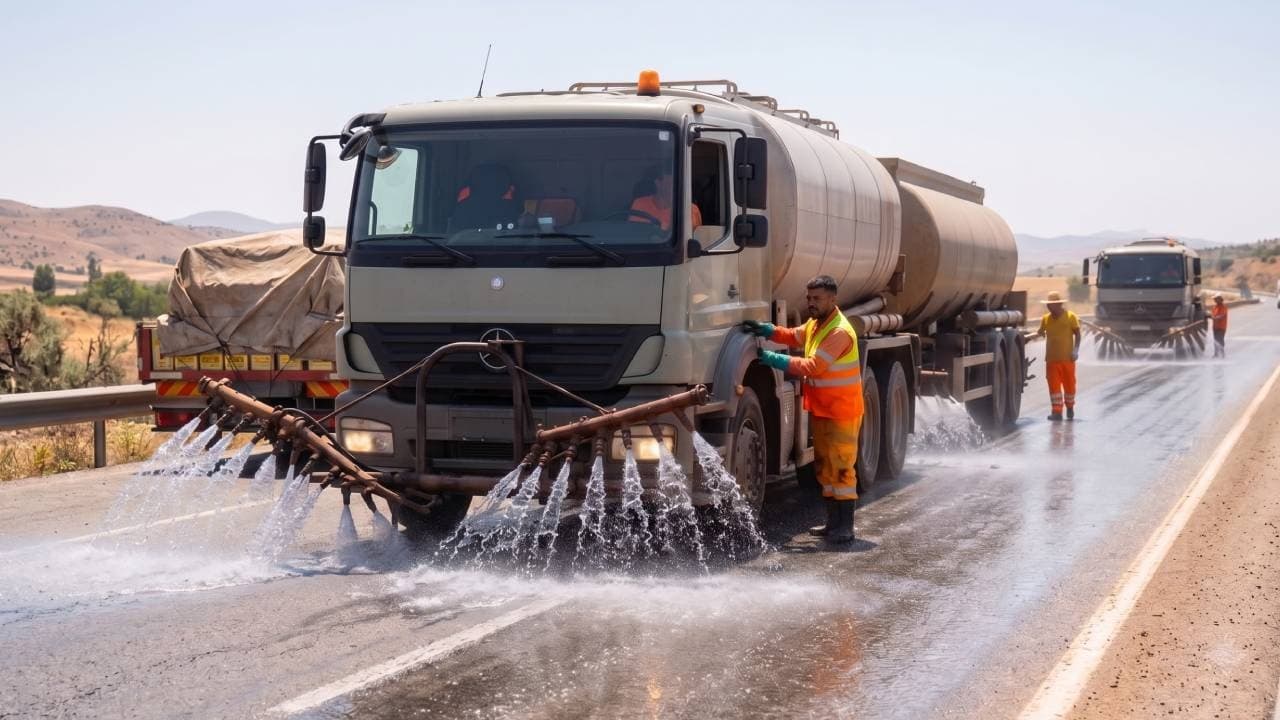 Yerel yönetimlerde dezenfeksiyon hamlesi: Yollar alkol ile yıkanıyor